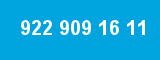 922 909 16 11 922 909 16 11